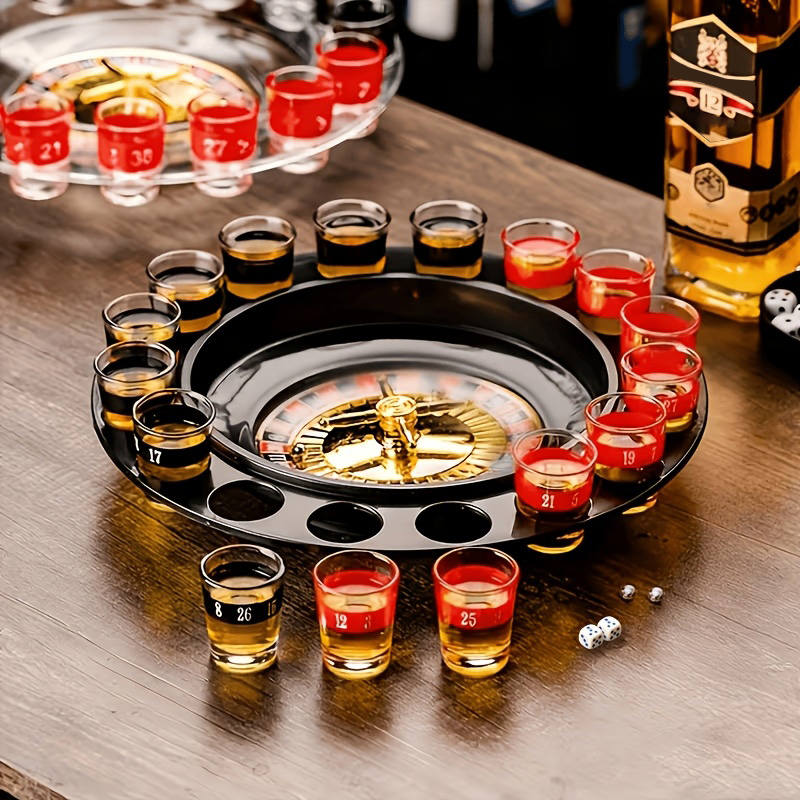 Party Games Adults Drinking - 16 Cups Rotating Drinking Game For