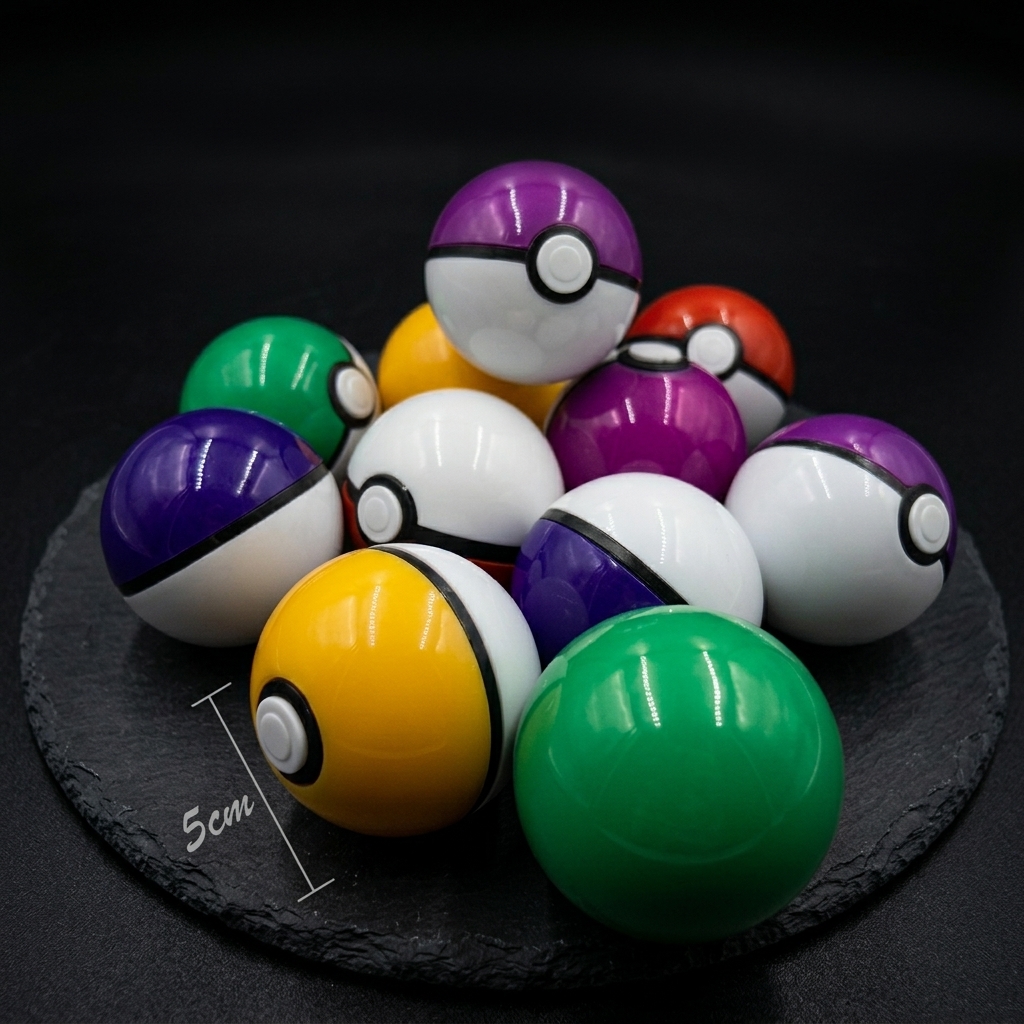 Party Games Questions - Bandai Pokemon 50mm Pokeball Capsule Gashapon