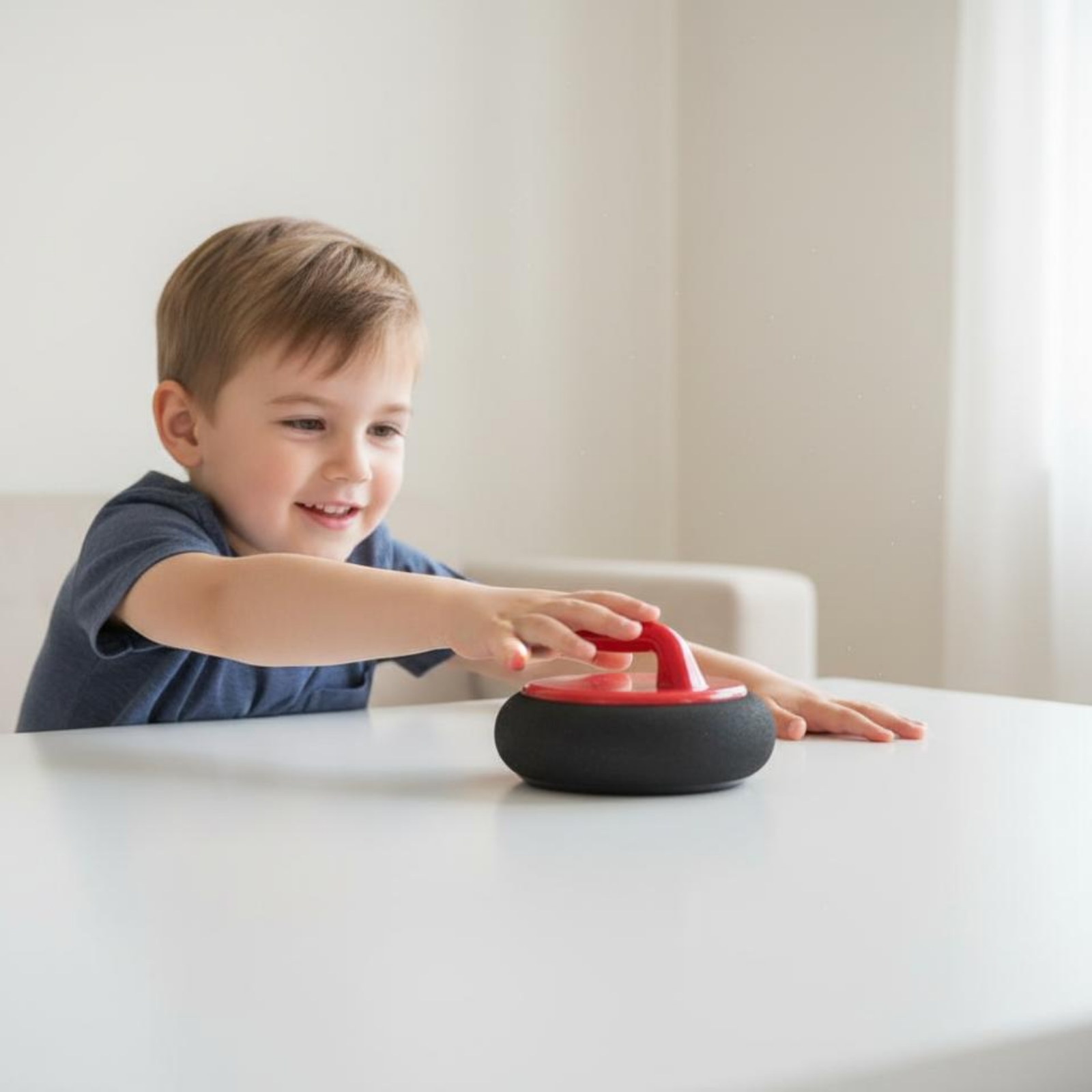 Party Games Game - Iceless Floor Curling Set Home Enjoyment
