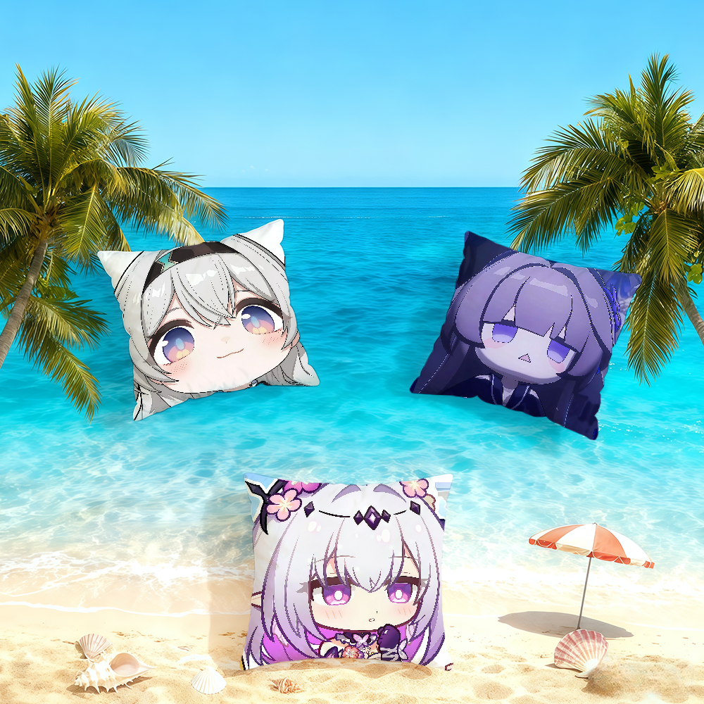 Party Games Simple - Honkai Star Rail Game Chibi cushion