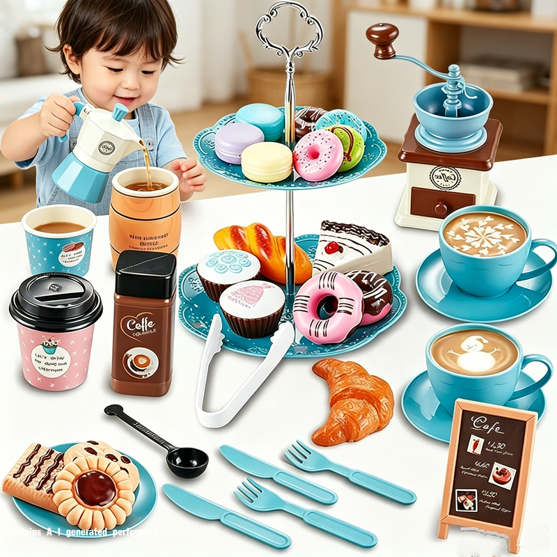 Party Games You Can Play - Simulation Coffee Machine Dim Sum Play