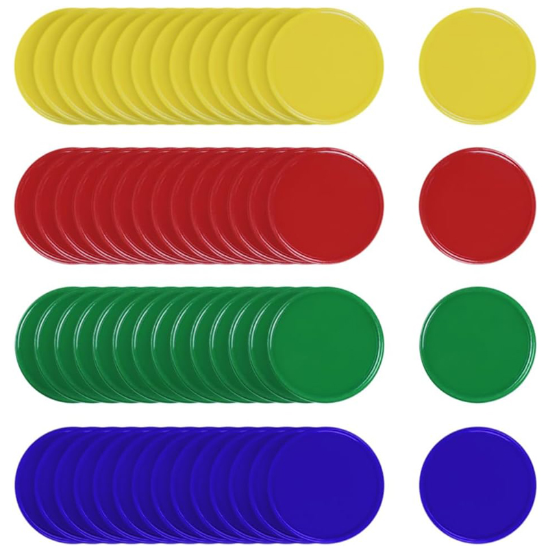 Party Games Juegos De Mesa - Plastic Bingo Markers Chips 4 Colors