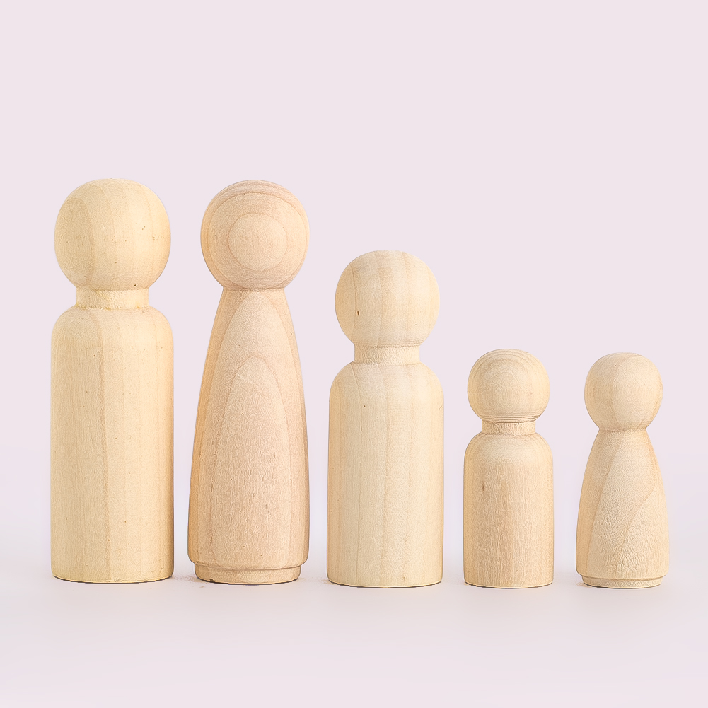 2PCS Wooden Puppet Solidwood C - Party Games Simple のレビューと価格