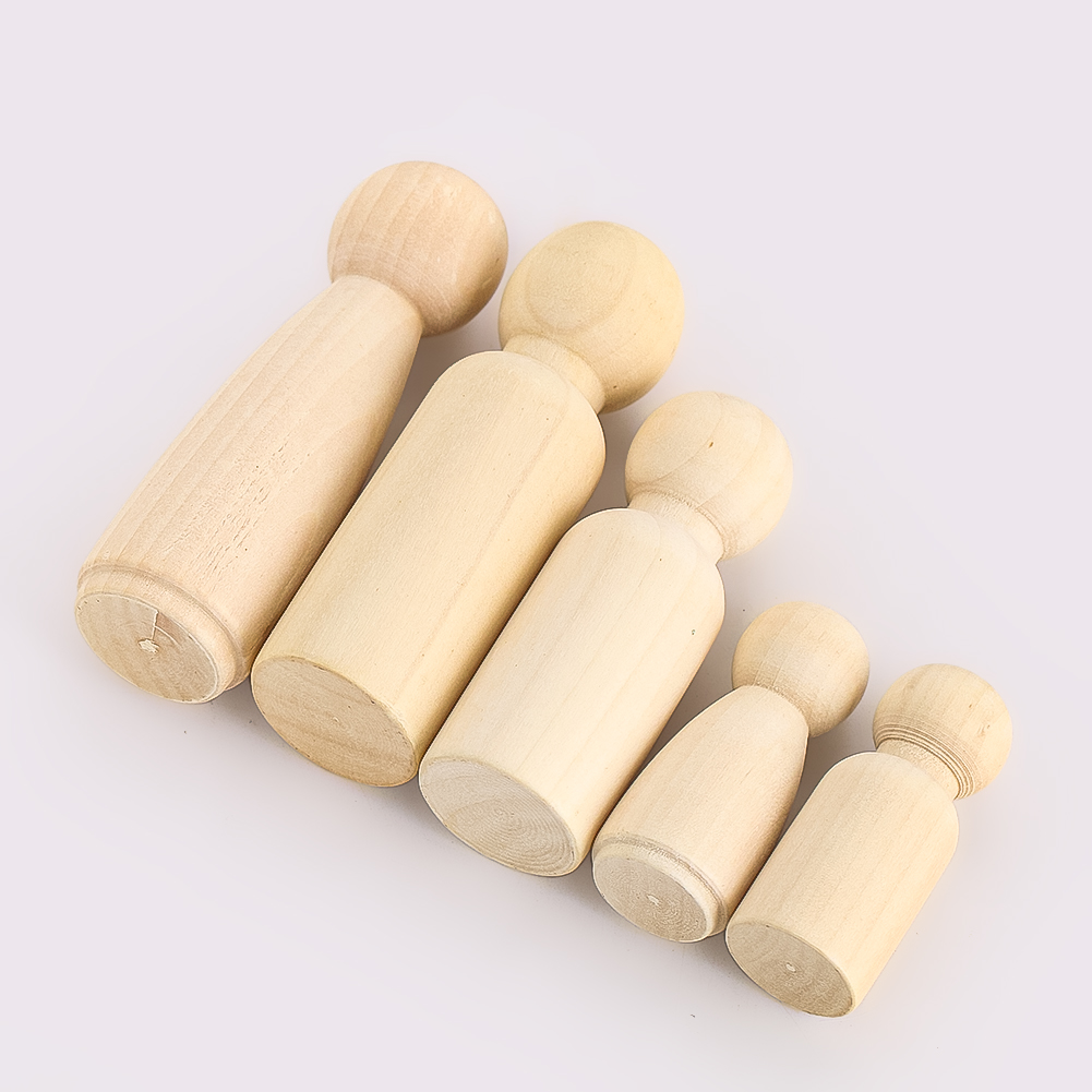 2PCS Wooden Puppet Solidwood C - Party Games Simple のレビューと価格