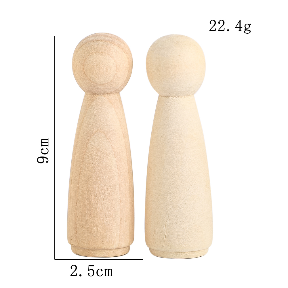 2PCS Wooden Puppet Solidwood C - Party Games Simple のレビューと価格