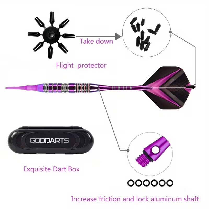 TRALOW Soft Tip Darts Set-with - Party Games Competition のレビューと価格