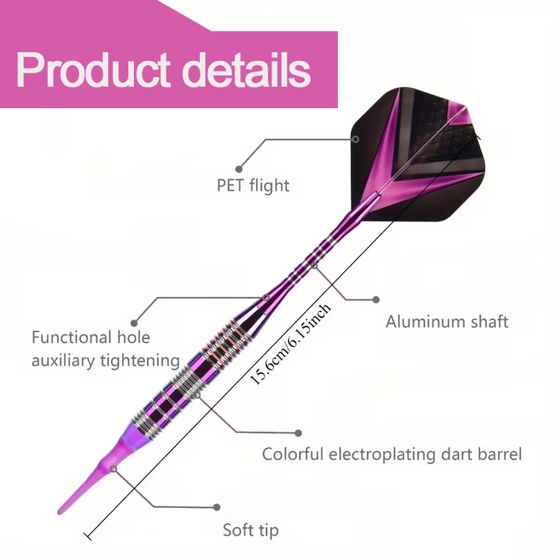 TRALOW Soft Tip Darts Set-with - Party Games Competition のレビューと価格
