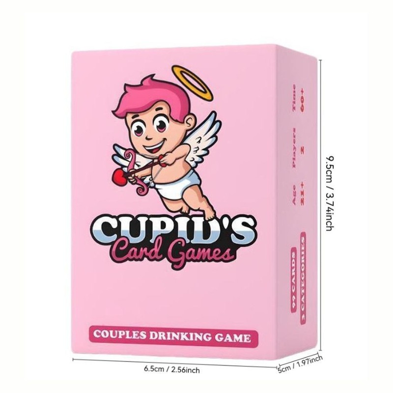 Cupid Lovers Drinking Card Gam - Party Games Adults Drinking のレビューと価格