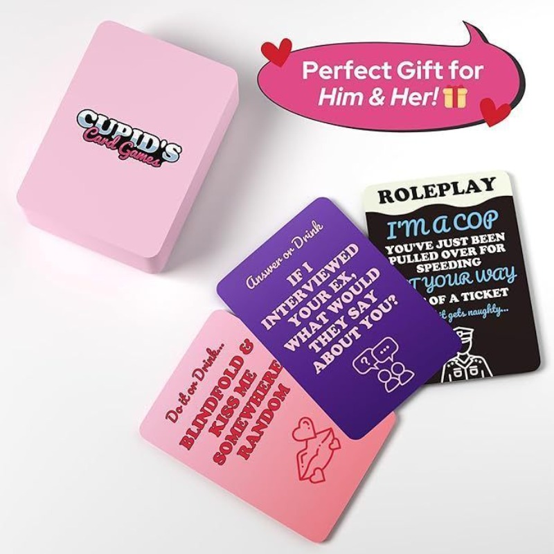 Cupid Lovers Drinking Card Gam - Party Games Adults Drinking のレビューと価格