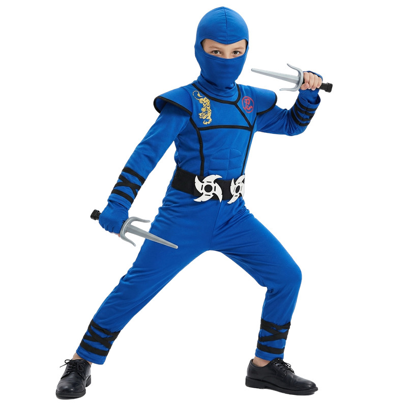Black and Blue Ninja Costume f - Party Games Questions のレビューと価格