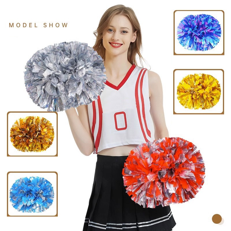 2pcs Cheerleading Pom Poms Gam - Party Games Competition のレビューと価格