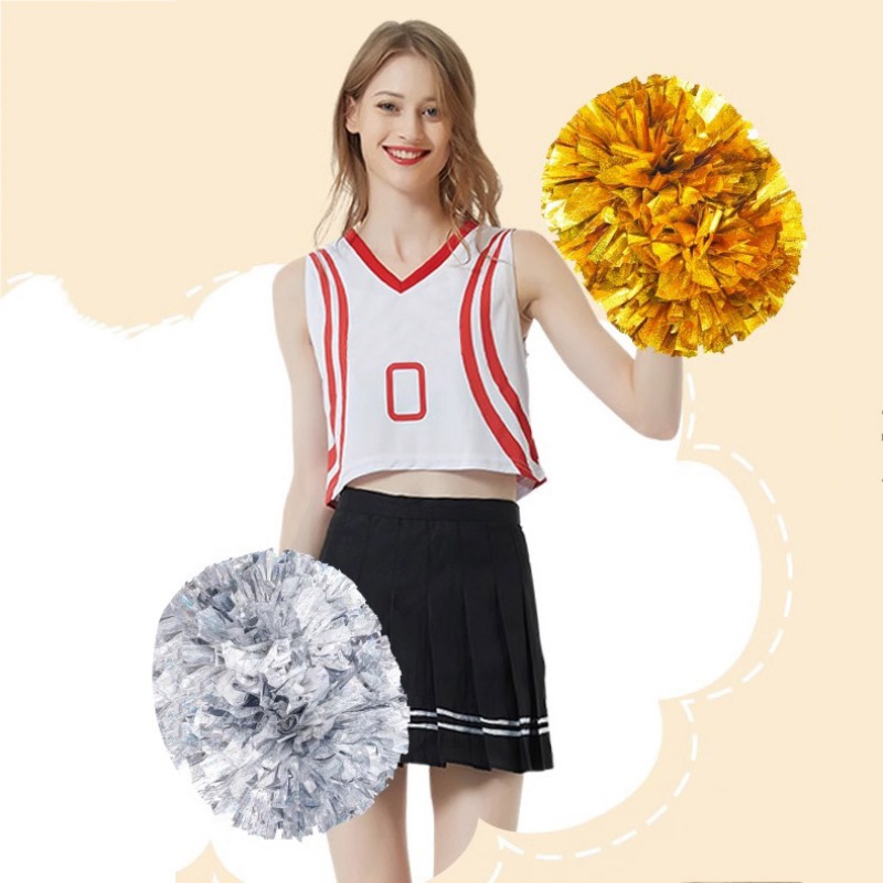 2pcs Cheerleading Pom Poms Gam - Party Games Competition のレビューと価格