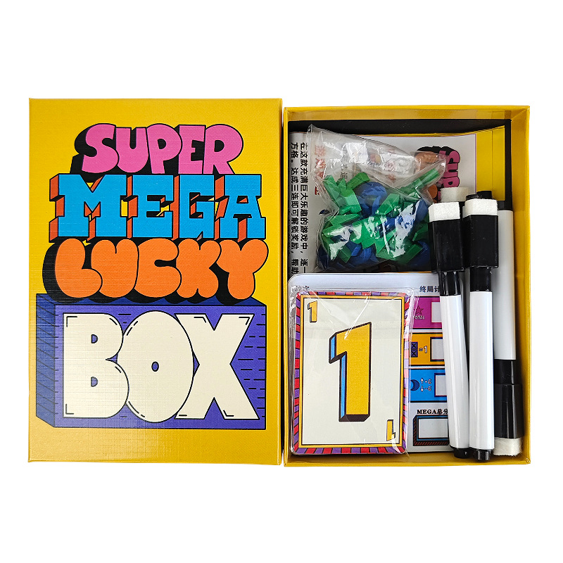 Super Mega Lucky Box Board Gam - Party Games Box のレビューと価格