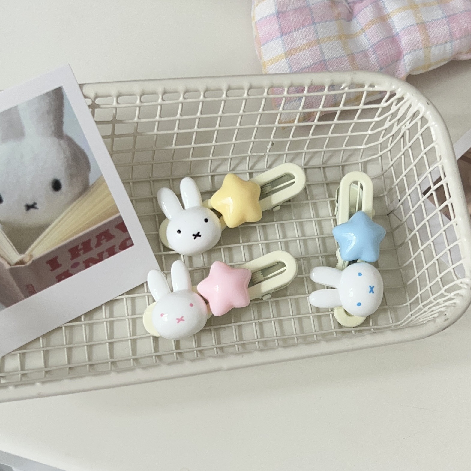 Miffy Star Hair Clip Kawaii Du - Party Games Questions のレビューと価格