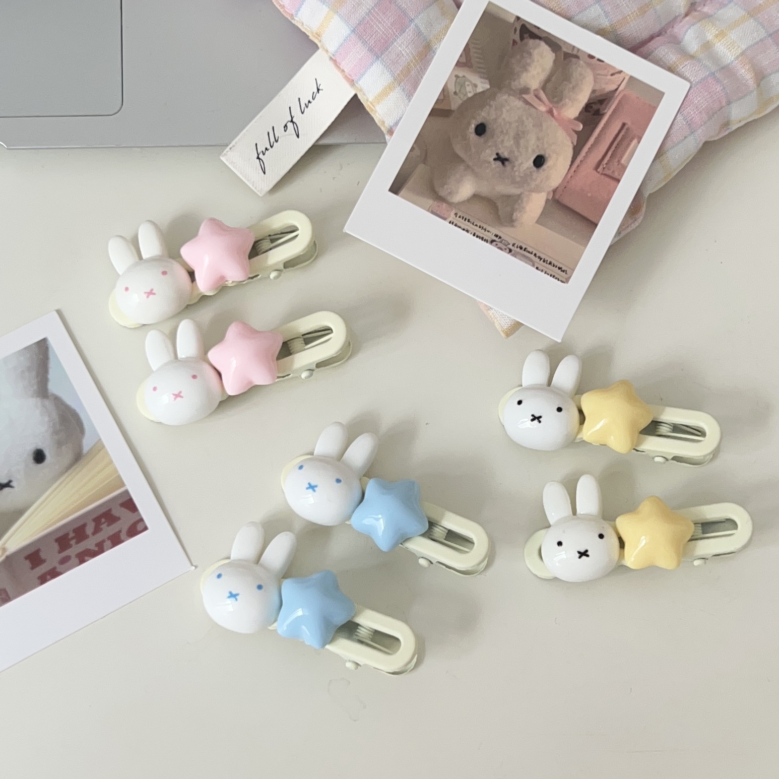Miffy Star Hair Clip Kawaii Du - Party Games Questions のレビューと価格
