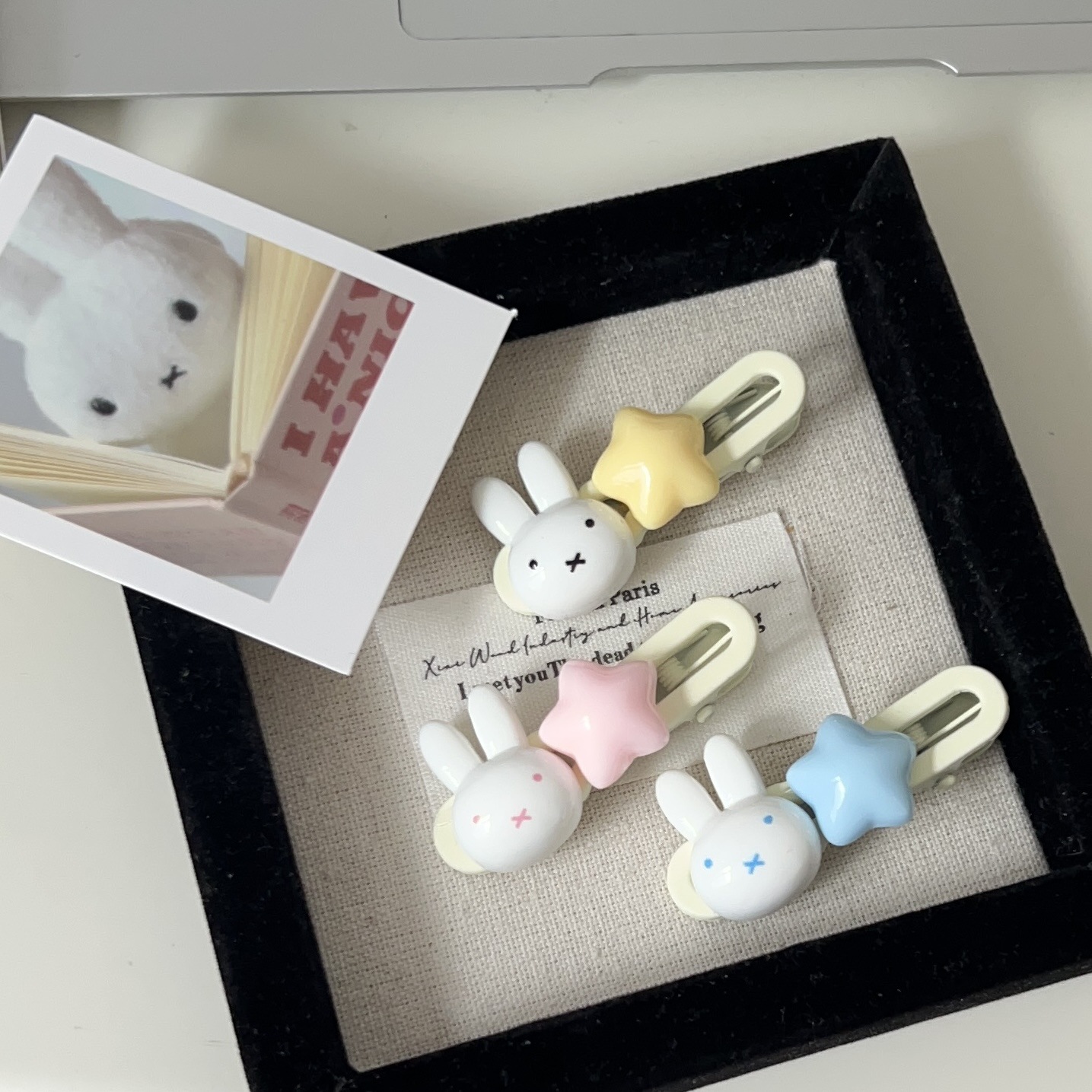 Miffy Star Hair Clip Kawaii Du - Party Games Questions のレビューと価格