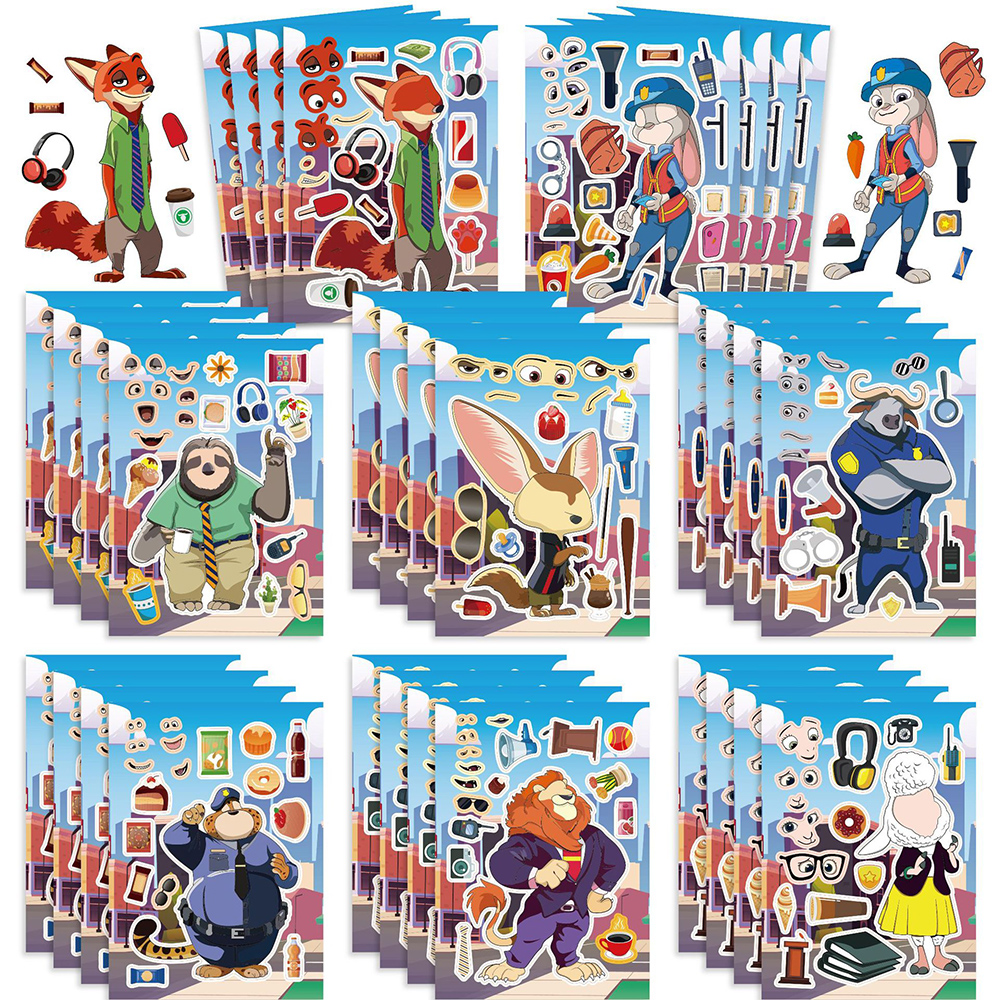 8/16pcs Disney Cartoon Zootopi - Zootopia Party Games のレビューと価格
