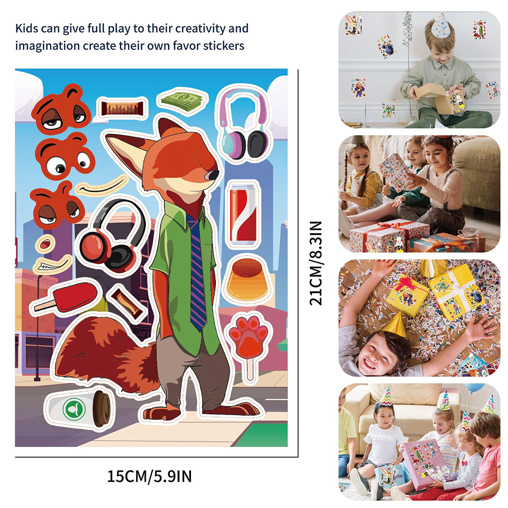 8/16pcs Disney Cartoon Zootopi - Zootopia Party Games のレビューと価格