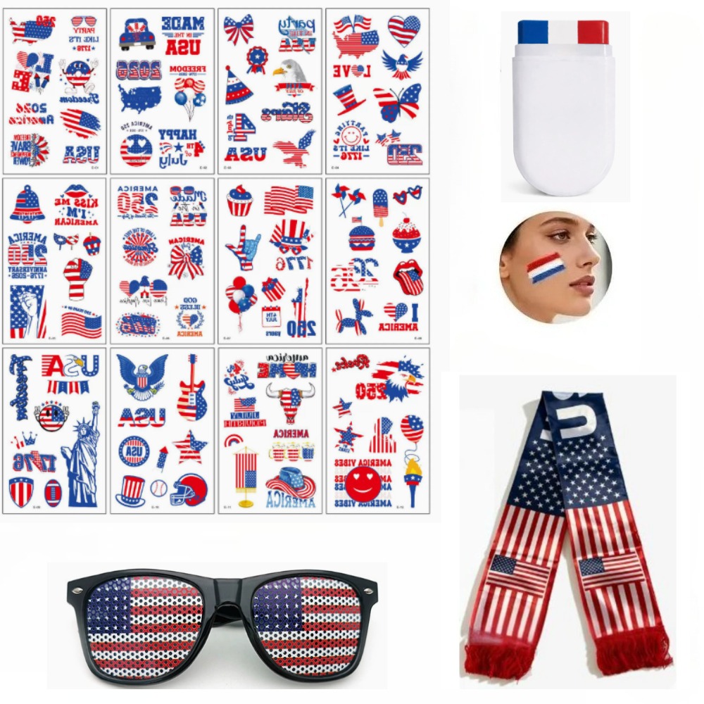 2026 USA Fan Kit Patriotic Sup - Party Games Usa のレビューと価格