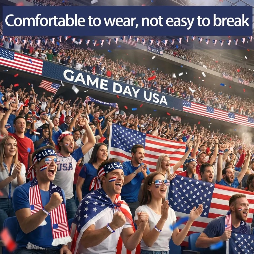 2026 USA Fan Kit Patriotic Sup - Party Games Usa のレビューと価格