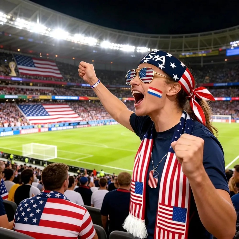 2026 USA Fan Kit Patriotic Sup - Party Games Usa のレビューと価格