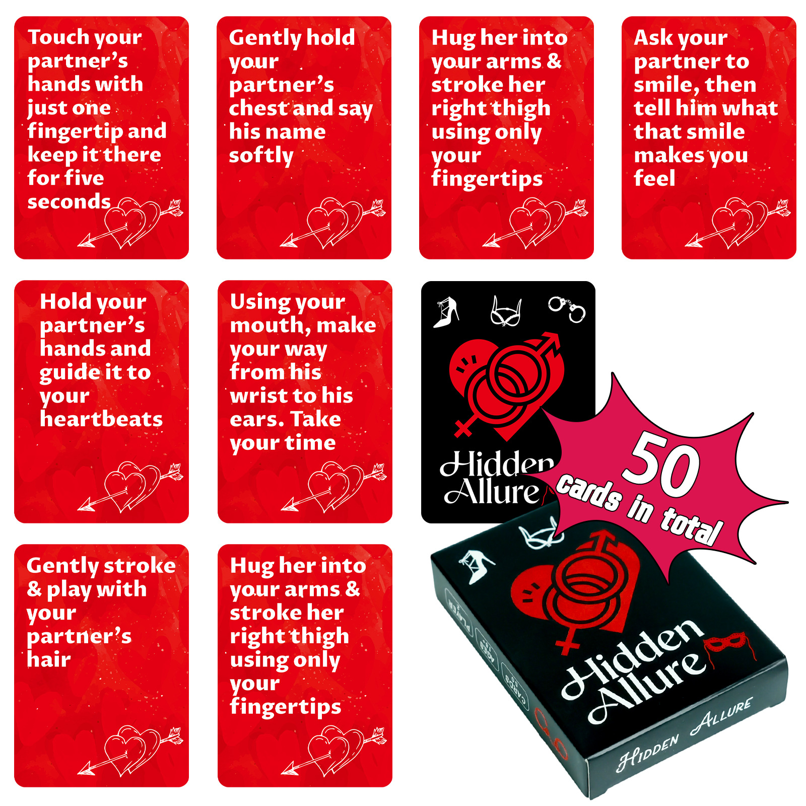 50-Card Couples Drinking Game  - Party Games Adults Drinking のレビューと価格