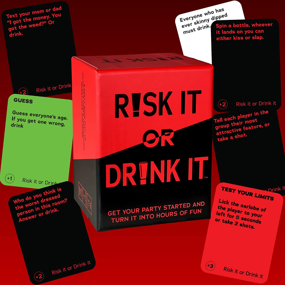 Risk It Or Drink It Fun Party  - Party Games Adults Drinking のレビューと価格