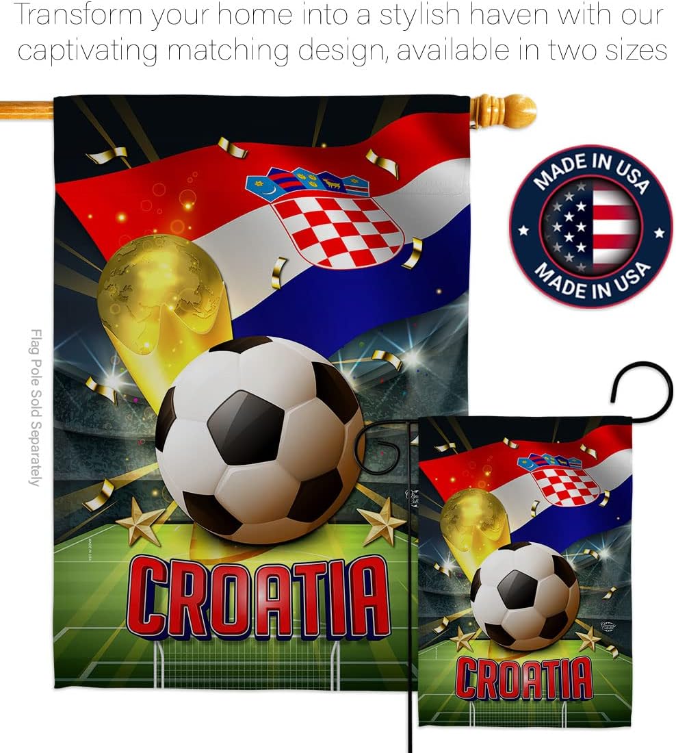 Banner Wall Art with Flag Pole - Party Games Usa のレビューと価格
