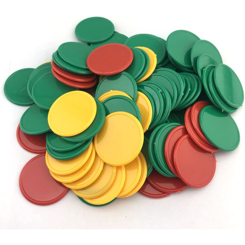 40PCS 37MM Plastic Poker Chips - Party Games Juegos De Mesa のレビューと価格