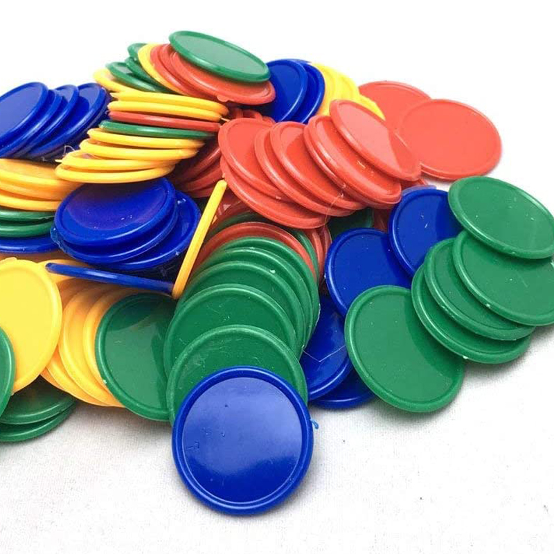 40PCS 37MM Plastic Poker Chips - Party Games Juegos De Mesa のレビューと価格