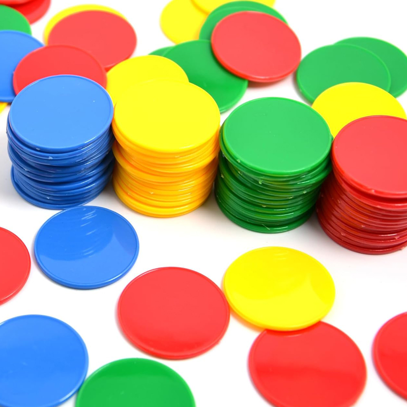 40PCS 37MM Plastic Poker Chips - Party Games Juegos De Mesa のレビューと価格