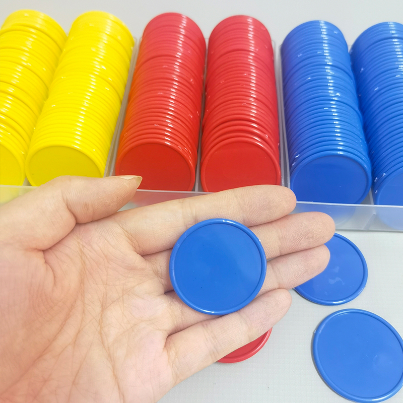 40PCS 37MM Plastic Poker Chips - Party Games Juegos De Mesa のレビューと価格