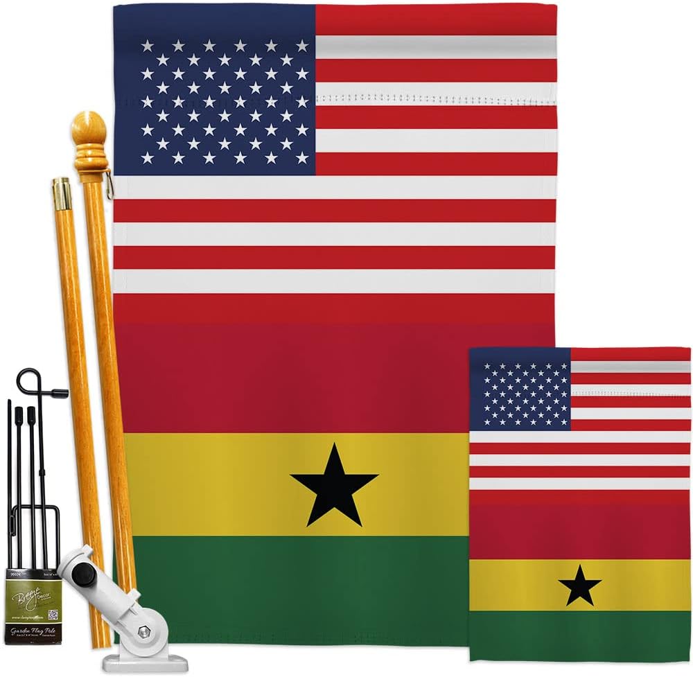 Friendship Flag Banner for Gha - Party Games Usa のレビューと価格