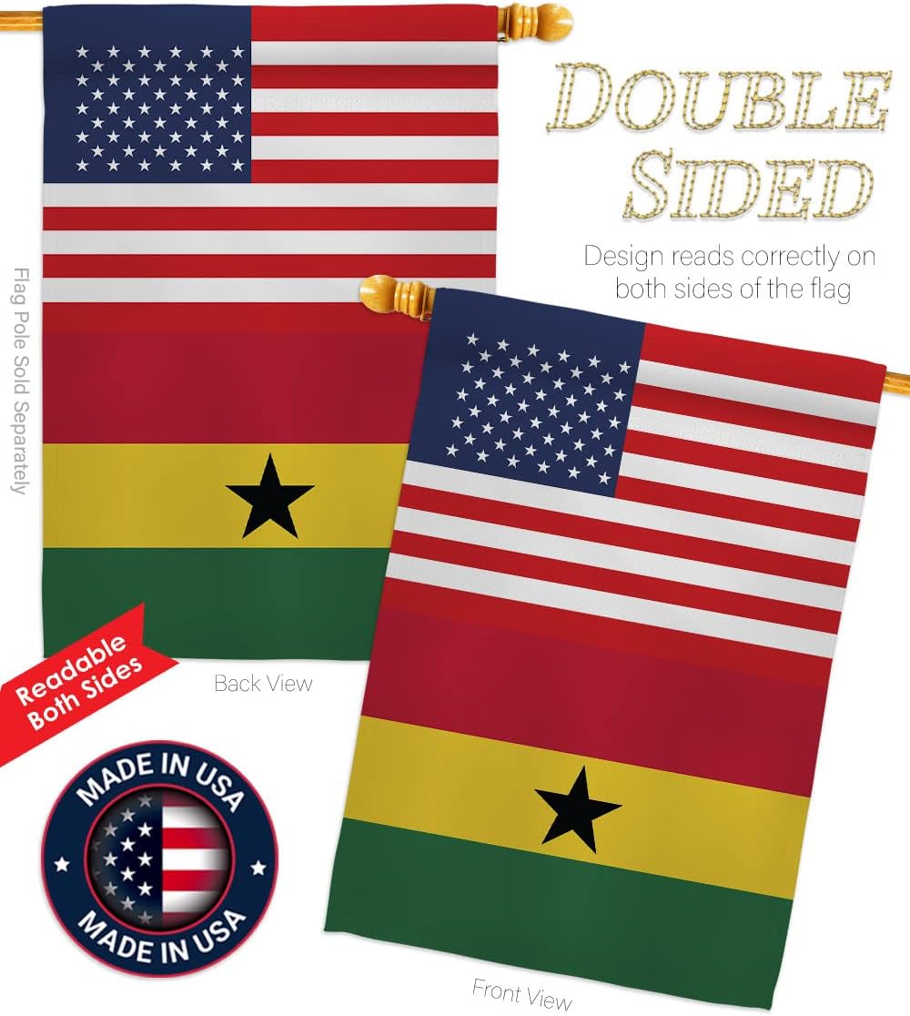 Friendship Flag Banner for Gha - Party Games Usa のレビューと価格