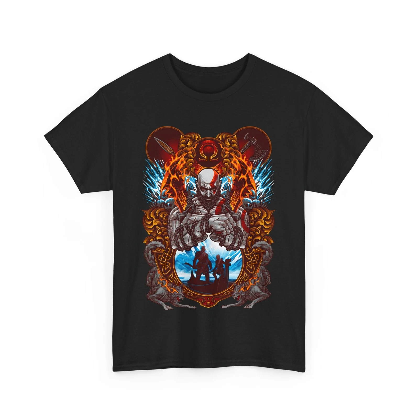 Video game T-shirt, Kratos, Sh - Party Games In Ps5 のレビューと価格