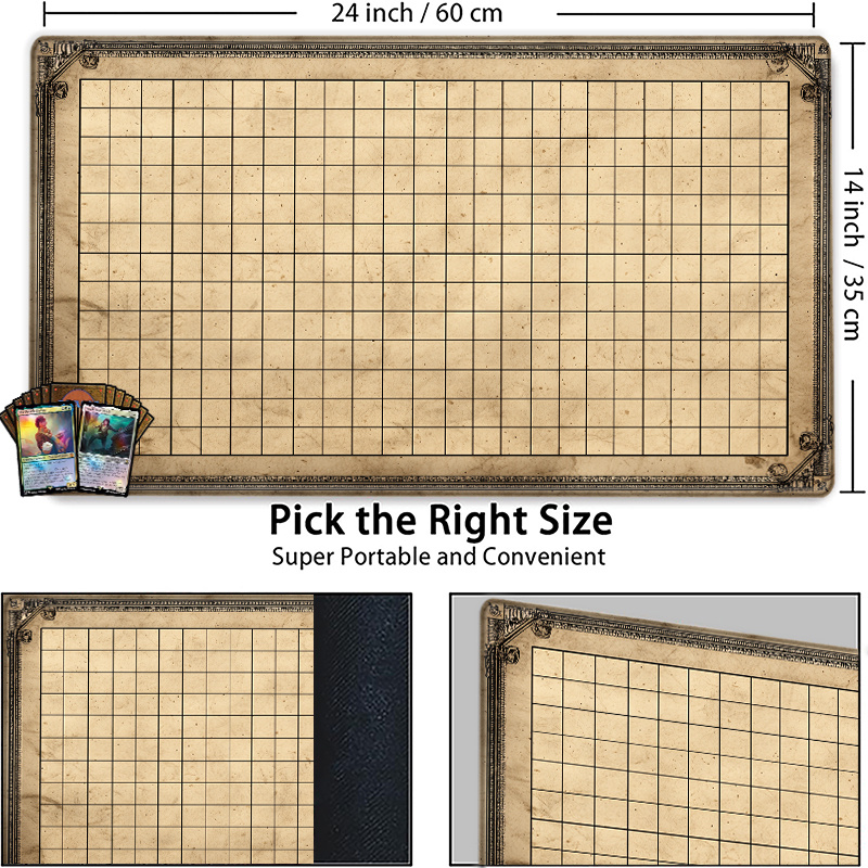 Vintage Grid Tabletop Game Mat - Party Games Simple のレビューと価格