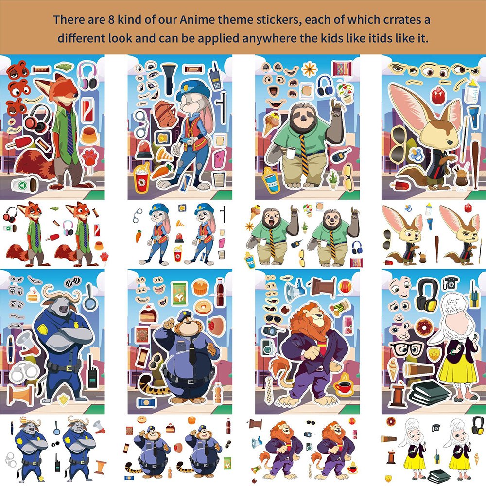 8/16pcs Disney Cartoon Zootopi - Zootopia Party Games のレビューと価格