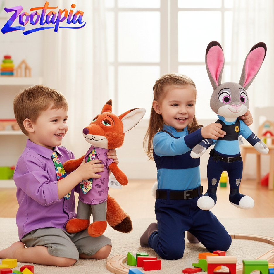 Cute Zootopia Nick Judy Plush  - Zootopia Party Games のレビューと価格