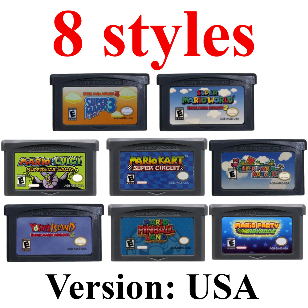 USA Mario Series GBA Game Cart - Party Games Usa のレビューと価格