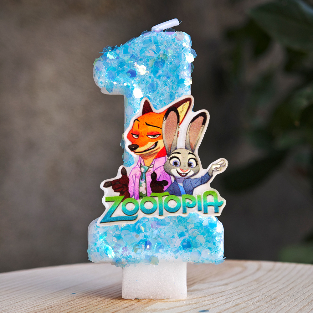 Zootopia Candle Number 0-9 Soc - Zootopia Party Games のレビューと価格