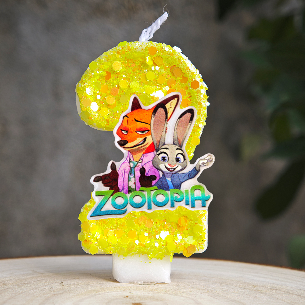 Zootopia Candle Number 0-9 Soc - Zootopia Party Games のレビューと価格