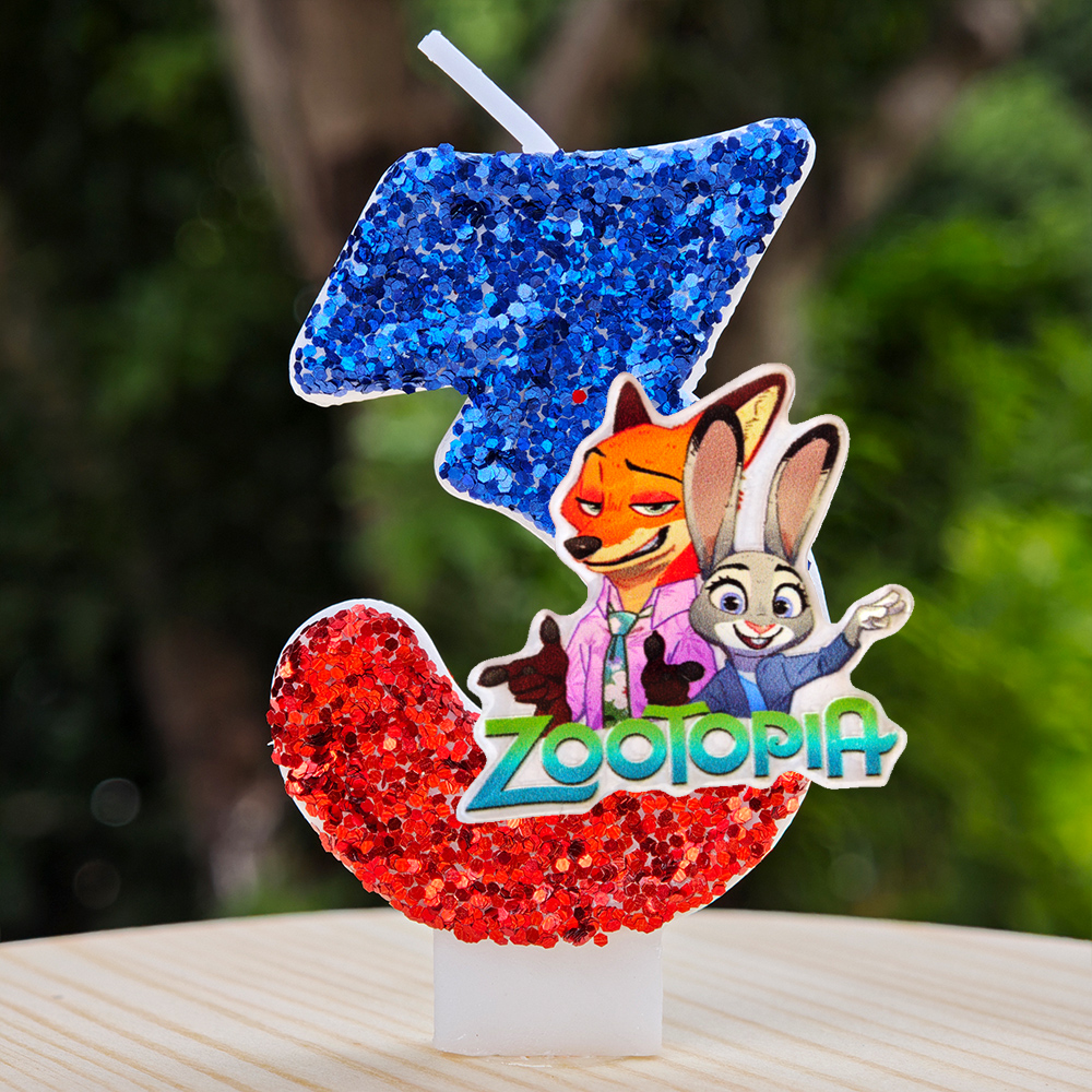 Zootopia Candle Number 0-9 Soc - Zootopia Party Games のレビューと価格