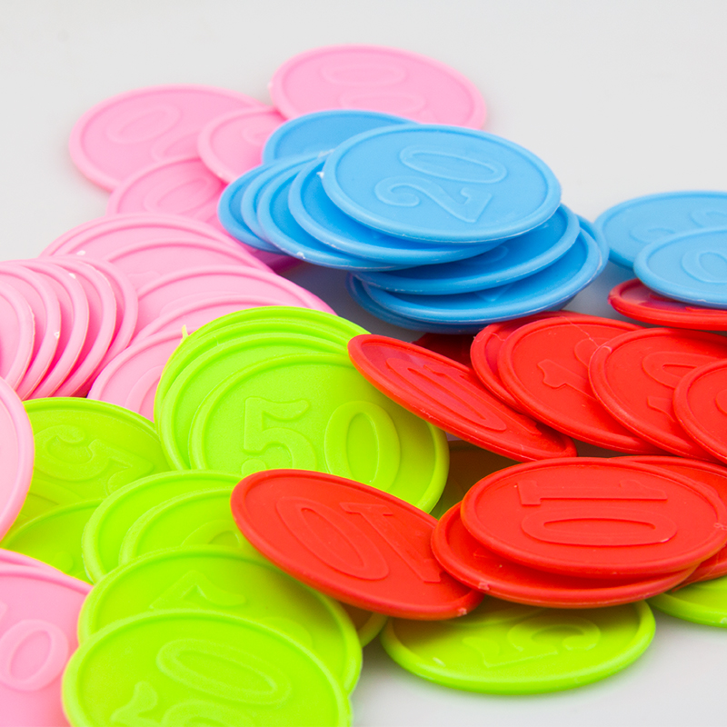 Poker Chips With Numbers Count - Party Games Juegos De Mesa のレビューと価格