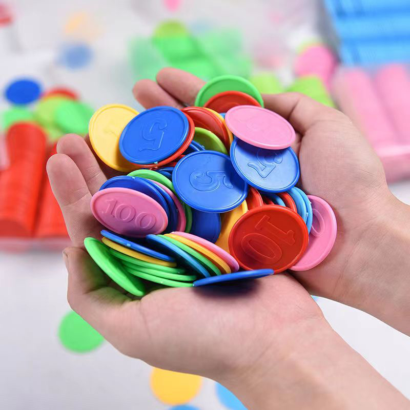 Poker Chips With Numbers Count - Party Games Juegos De Mesa のレビューと価格