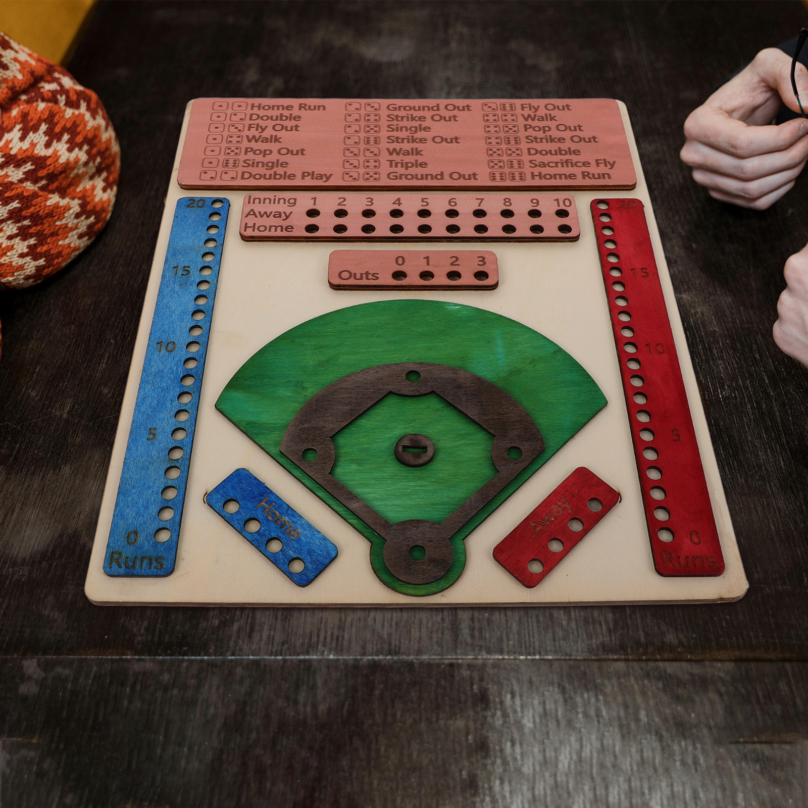 Wooden Baseball Board Game for - Party Games Competition のレビューと価格