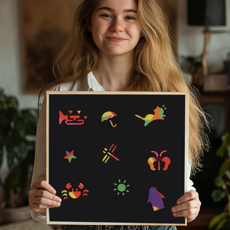 Scratch Paper Art Set, Black C - Party Games Game のレビューと価格