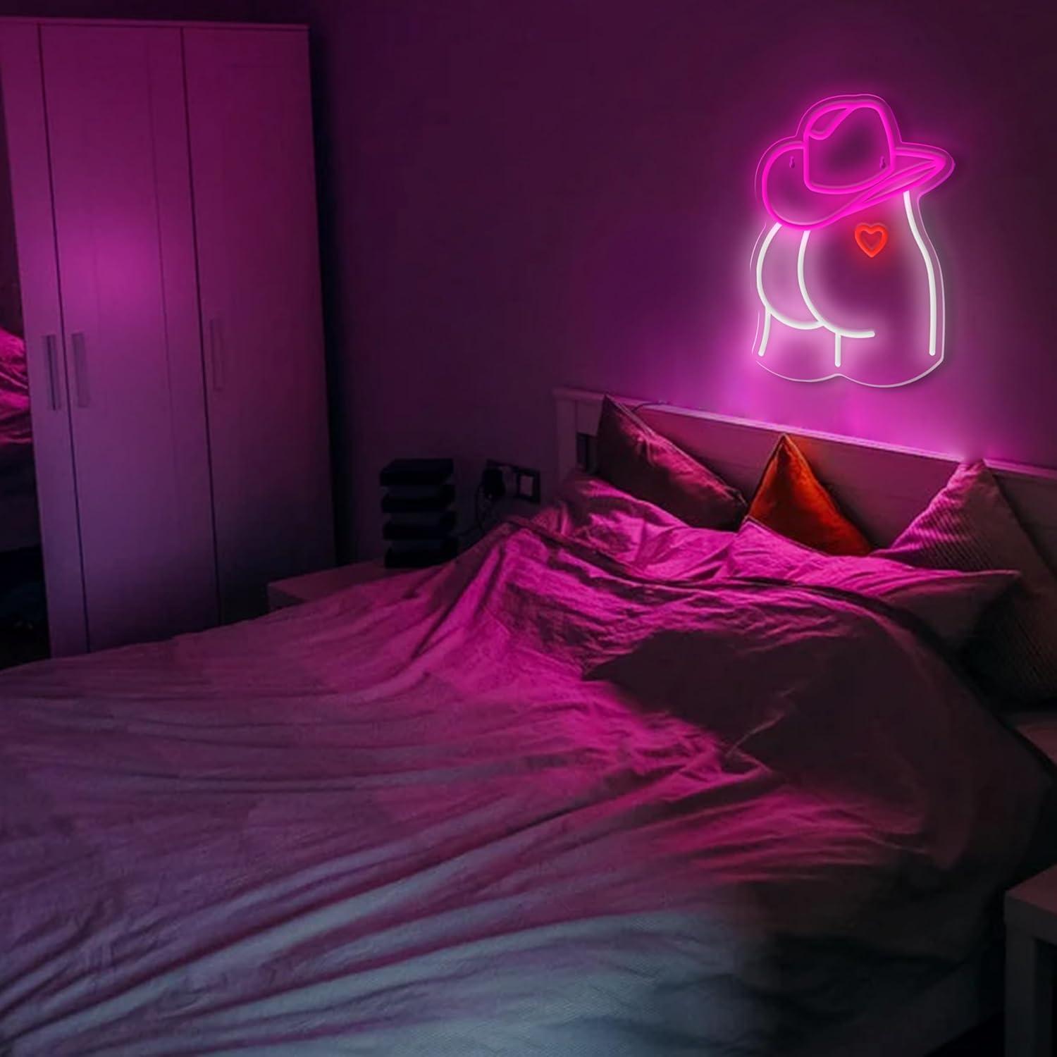Cowgirl Neon Sign Dimmable LED - Party Games Game のレビューと価格