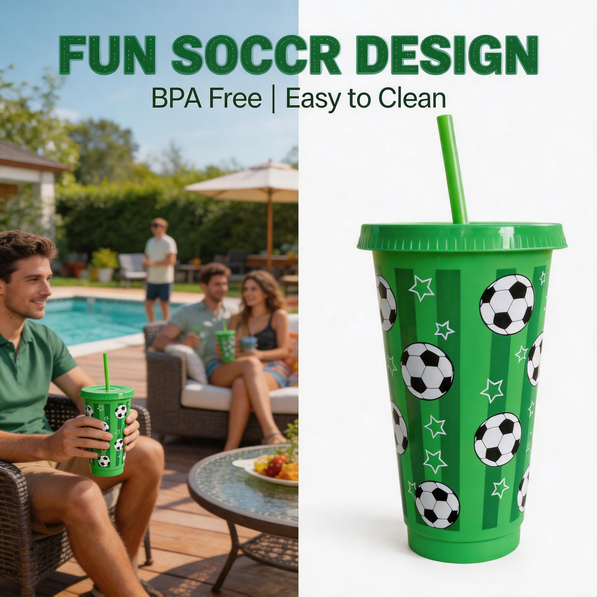 6/12Pcs 710ML Plastic Football - Party Games Adults Drinking のレビューと価格