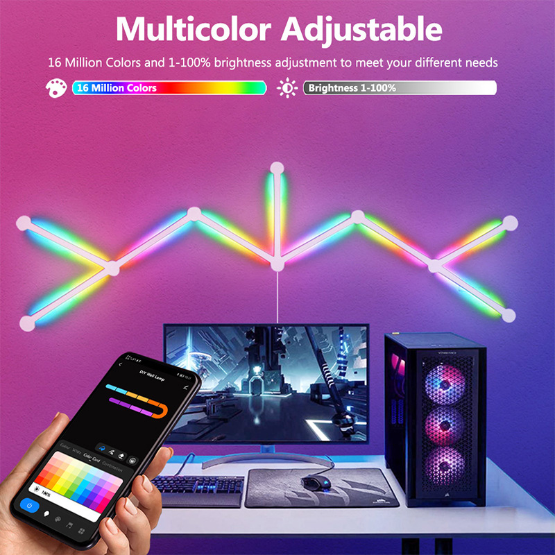 Smart RGB Wall Lamp, Bluetooth - Party Games Game のレビューと価格