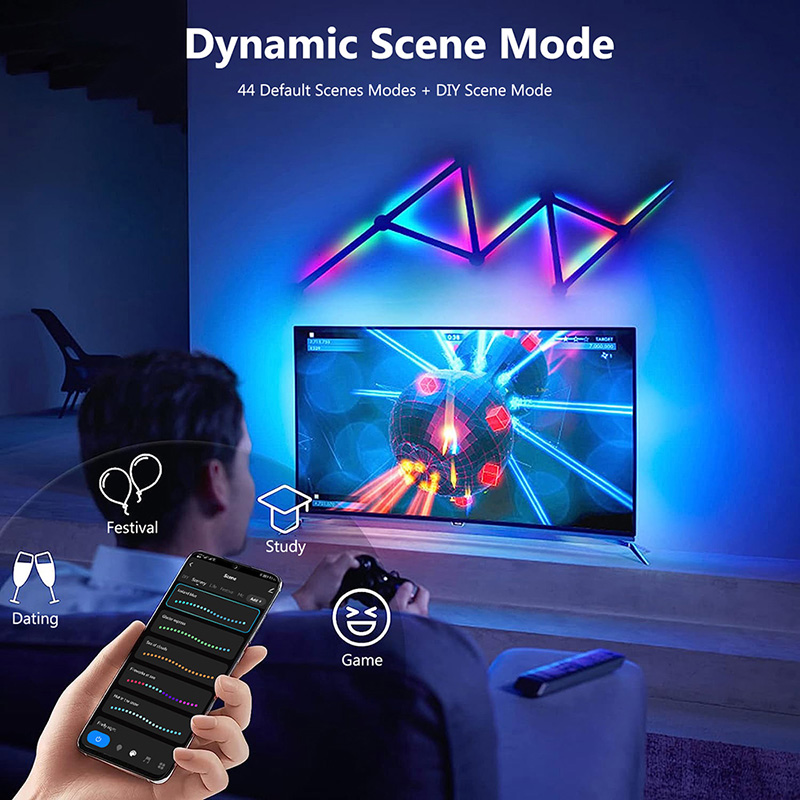 Smart RGB Wall Lamp, Bluetooth - Party Games Game のレビューと価格
